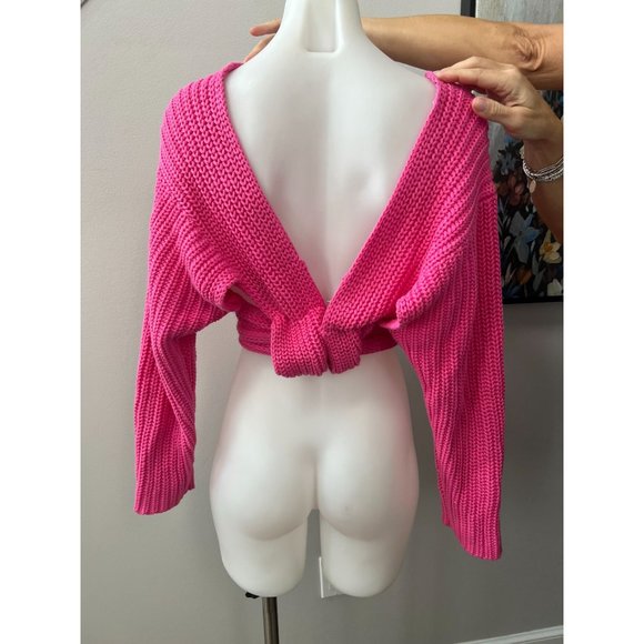 ATOIR Perfect Game Knit Sweater in Rouge Pink - Size Small - Picture 9 of 9